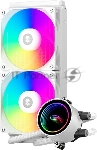 Система жидкостного охлаждения PcCooler DA240 WH ARGB Soc-AM5/AM4/1200/1700/1851 белый 4-pin Al+Cu 270W Ret (DA240-WHAWXX-GL)