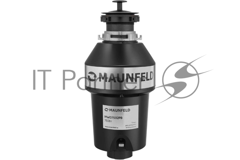Измельчитель пищевых отходов с пневмокнопкой Maunfeld MWD7502PB черный