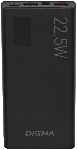 Портативный аккумулятор Digma DGPF10A 10000mAh QC3.0/PD3.0 22.5W 5A 2xUSB-A/USB-C черный