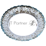 Точечный светодиодный светильник Ambrella Light хром/прозрачный GX53+3W/LED COLD/ G315 CL/CLD