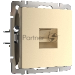 Розетка Ethernet RJ-45 (шампань)