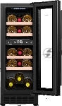 Винный шкаф Maunfeld MBWC-56D17 черный, 51 л, 2 отсека, 17 бут., класс G, вид 12