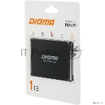Накопитель SSD Digma Run P1, 1Tb, SATA III, 2.5", без NVMe, R/W 500/400