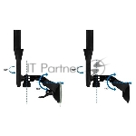 Сетевое оборудование UBIQUITI NS-WM крепление для Nanostation на стекло