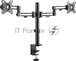 Кронштейн для мониторов Ultramounts UM737 черный 17"-32" макс.8кг крепление к столешнице поворот и наклон