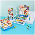 Масляная пастель Deli EC009-18 Super Wings шестигранные 18 цветов, картонная коробка с европодвесом