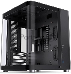 Корпус без блока питания Корпус JONSBO TK-1 Black 2.0 MATX без БП, mini-ITX, micro-ATX, черный