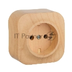 Розетка без заземления без шторок Legrand 782270 (Дерево)