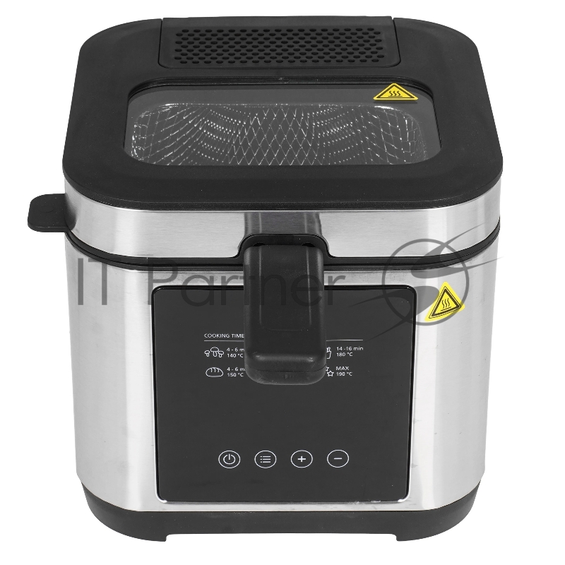 Фритюрница-фондю Steba DF 150 F серебристый/чёрный, 1200 Вт, 2.5 л, 0.8 кг, таймер