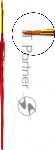 Набор кистей Silwerhof Color (набор 10шт) синтетика круглая №2,3/плоская №3,6,7,12/овальная №3,10, вид 21