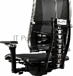 Кресло руководителя Метта Yoga 4DT B2-15D - YM93+Infinity+carbon черный сетка/кожа с подголов. крестов. алюминий хром (комплект 1 шт), вид 7