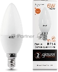 Лампа GAUSS LED Elementary Candle 6W E14 2700K Арт. LD 33116