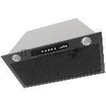 Встраиваемая вытяжка Korting KHI 6530 N / 60 см, 450 м3/ч, механическое управление, 3 режима, угольный фильтр в комплекте, черная