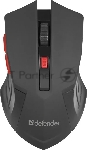 Мышь беспроводная Defender Accura MM-275 красный, 1600 dpi, радиоканал, USB, кнопки - 6