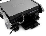 Гриль электрический Domfy Metal DSM-EG502 2200Вт черный/серебристый, вид 13
