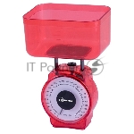 Весы кухонные механические HOMESTAR HS-3004М, 002795 красный, макс.нагрузка 1кг (в уп. 40 шт)