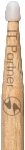 Барабанные палочки STAGG SHV5AN деревянные, American Hickory 5AN, материал орех, с нейлоновыми наконечниками, 2 шт., подобранная пара по весу, цвету и звучанию, размеры (в упаковке) 410х20х20 мм, вес (в упаковке) 0,1 кг, вид 2