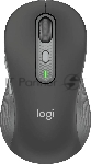 Мышь беспроводная Logitech M750 L Large графитовый, 4000 dpi, радиоканал, Bluetooth, USB, кнопки - 5