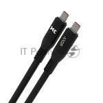 Дата-кабель MORE CHOICE (4620202554529) K83aa USB 3.0A PD 60W для Type-C Type-C - 1 м, черный