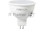 Лампа светодиодная EUROLUX LL-E-MR16-7W-230-4K-GU5.3 рефлектор