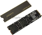 Накопитель SSD ADATA LEGEND 800, 500Gb, PCIe 4.0 x4, M.2 2280, NVMe, R/W 3500/2200, с радиатором