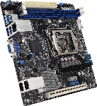 Материнская плата серверная ASUS P12R-I, LGA 1200, Intel C252, 2xDDR4, 6xSATA, 1xM.2, 1xPCI-E 4.0 x16, 2x1Gb LAN, 4xUSB-A 3.2 Gen 1, 1xVGA, COM-порт, Mini-ITX