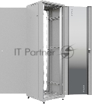 Шкаф серверный NTSS Премиум (NTSS-R22U6060GS) напольный 22U 600x600 мм пер. дв. стекл. металл 900 кг серый IP20 сталь