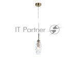 Светильник Ambrella light LH55208 BS/CL латунь/прозрачный E14 max 40W D80*270
