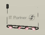 Светильник Ambrella light XB9164201/4 SBK/PI черный песок/розовый GX53 (C9164, N8486)