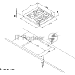 Газовая варочная панель Korting HG 645 CRN