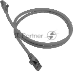 Кабель Патч-корд LANMASTER LSZH FTP cat.6a, 1.0 м, серый