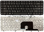 Клавиатура для ноутбука HP Pavilion DV6-3000 черная с рамкой