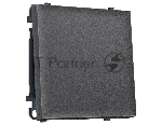 MS651050 Комплект механизма 1-кл выключателя с самовозвратом SIGMA Антрацит серый QUANT PRO (SP6510, PR113)