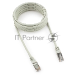 Патч-корд FTP Cablexpert cat.5e, 3м, литой, многожильный серый