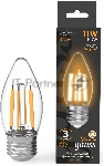Лампа филам. Gauss Filament 11Вт цок.:E27 свеча св.свеч.белый теп. (упак.:10шт) (103802111)