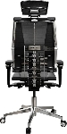 Кресло руководителя Метта Yoga 4DT B2-15D - YM93+Infinity+carbon черный сетка/кожа с подголов. крестов. алюминий хром (комплект 1 шт), вид 11