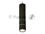 Светильник Ambrella Light XP7402070 SBK/PSL черный песок/серебро полированное MR16 GU5.3
