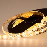 Лента светодиодная силикон, 10 мм, IP65, SMD 5050, 60 LED/m, 12 V, цвет свечения теплый белый