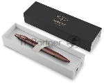 Ручка шариковая Parker IM Monochrome K328 (2190514) Burgundy PVD M син. черн. подар.кор.