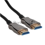 Кабель HDMI Wize AOC-8K-HM-HM-70M оптический, 70 м, 8K/60HZ, 4:4:4, v.2.1, ARC, 19M/19M, черный, коробка