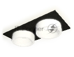 Комплект встраиваемого светильника Ambrella light XC6526065 SBK/FR черный песок/белый матовый MR16 GU5.3 (C6526, N6248)