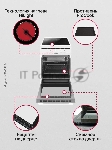 Плита электрическая Hansa FCCW54002 белый, конфорок 4 шт, духовка 68 л, 50 см x 85 см x 60 см, вид 16