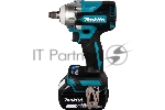 Гайковерт Makita DTW300RTJ аккум. патрон:квад.1/2" (кейс в комплекте), вид 2