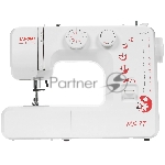 Швейная машина Janome MX 77 белый, электромеханическая, вертикальный качающийся, 15 операций, петля полуавтомат