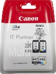 Картридж струйный Canon PG-445/CL-446 (8283B004), для Canon PIXMA MG2540, PIXMA MG2440, 4 цвета, 180 стр.