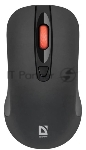 Мышь беспроводная Defender Nexus MS-195 черный, 1600 dpi, радиоканал, USB, кнопки - 4