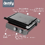 Гриль электрический Domfy Metal DSM-EG502 2200Вт черный/серебристый, вид 4