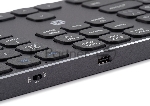 Клавиатура Oklick K867W беспроводная, Bluetooth, радиоканал, серый, вид 13