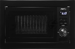 Встраиваемая микроволновая печь Domfy DM2540BW BG черный, 25 л, 900 Вт, переключатели - поворотный механизм/кнопки