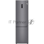 Холодильник LG GA-B509CLSL графитовый двухкамерный 277/107л морозилка снизу, No Frost